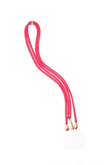 Goudlief Telefoonkoord subtiele print (Telefoonketting), Verzenden, Nieuw