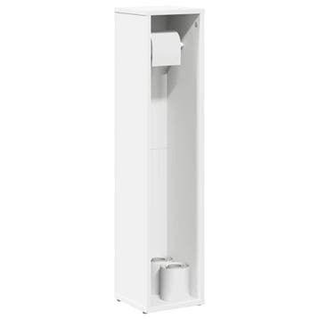 vidaXL Badkamerkast met rolhouder 20,5x20x90 cm wit, Verzenden, Nieuw, (Half)hoge kast