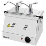 Verwarmde Sausdispenser | RVS | 2x 1/6 GN (2x 3L) |, Zakelijke goederen, Horeca | Keukenapparatuur, Verzenden, Nieuw in verpakking
