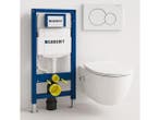 Veiling - Geberit UP320 Toilet Set Met Bidet Randloos Softcl, Nieuw