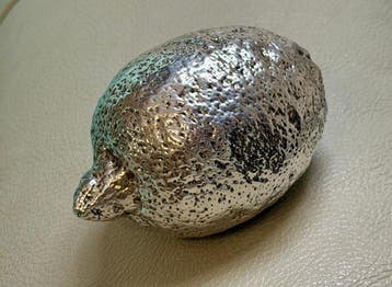 Marcello Giorgio - Beeldje - “Large” Lemon - 354 g - 925