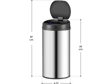 Automatische Prullenbak - Sensorprullenbak - 40 Liter -, Verzenden, Nieuw