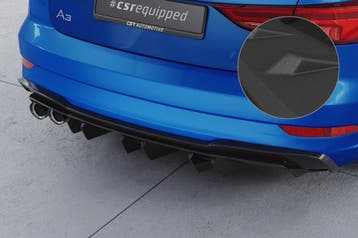 Achterskirt voor Audi A3 / S3 8V sedan/cabrio HA448-S, Verzenden, Nieuw