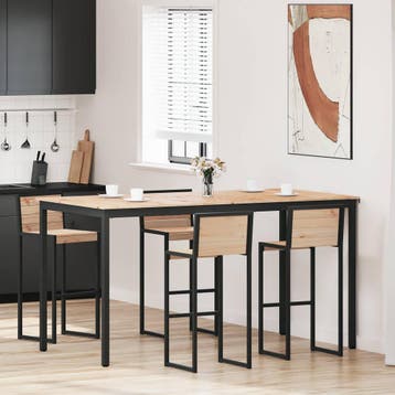 vidaXL Bartafel 200 x 100 x 105 cm Massief grenenhout, Huis en Inrichting, Verzenden, Nieuw