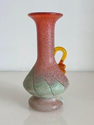 Wazon Artystyczny, Vintage lata 70. Mid-Century - Vaas -, Antiek en Kunst, Antiek | Glas en Kristal