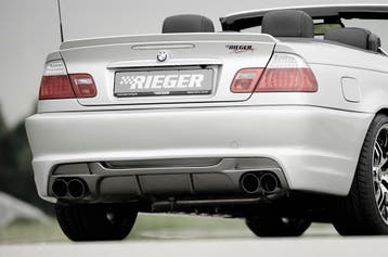 Rieger achterbumper | 3-Serie E46: 02.98-12.01 (tot Facelift, Verzenden, Nieuw, BMW
