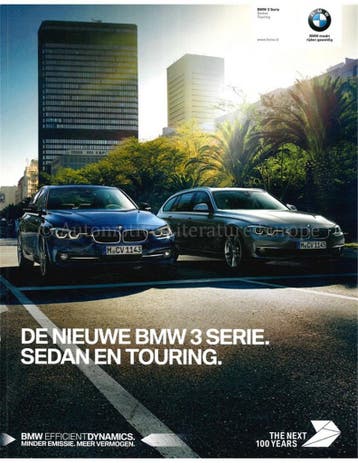 2016 BMW 3 SERIE BROCHURE NEDERLANDS, Nieuw, BMW, Author