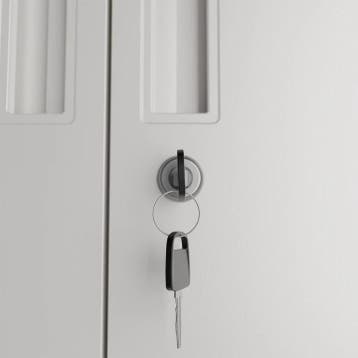 Metalen Archiefkast / Kantoorkast - Incl. slot en 2 sleutels, Verzenden, Nieuw