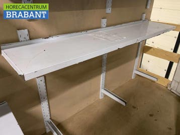 RVS Wandschap schap 200 x 40 cm Horeca, Ophalen of Verzenden, Nieuw in verpakking