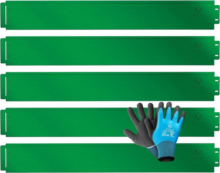 Gazonrand - Tuinrand - 5 m - 14 cm - Groen - KESSER®, Tuin en Terras, Bielzen en Borders, Zo goed als nieuw, Verzenden