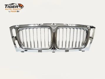 BMW E34 grill volledig chroom 1987-1993, Nieuw, Voor, BMW, Motorkap