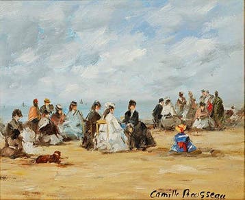 Camille Rousseau - Les estivants sous le ciel d’été