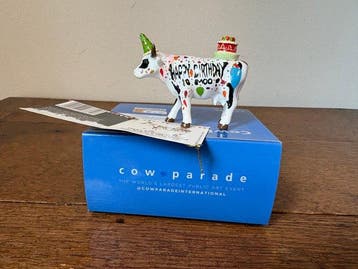 Beeldje - Cow Parade. Cowparade. Happy Birthday to Moo! -, Antiek en Kunst