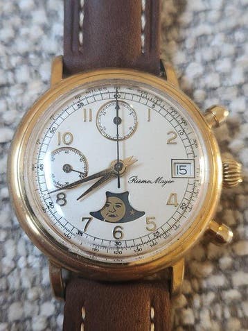 Riemer Mayer - Riemer Mayer – Chronographe phase de lune, Nieuw