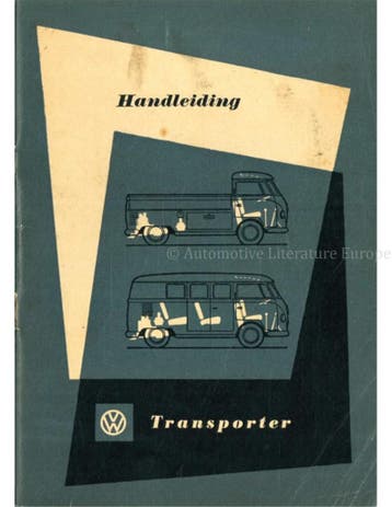 1961 VOLKSWAGEN T1 TRANSPORTER INSTRUCTIEBOEKJE NEDERLANDS