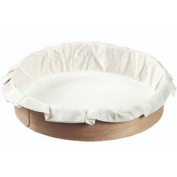 HoM Bakring Hout met Bakpapier Ø20x4cm 3st., Verzenden, Nieuw