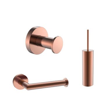 Sani Royal Toilet Accessoires Set Brons Geborsteld, Doe-het-zelf en Verbouw, Nieuw