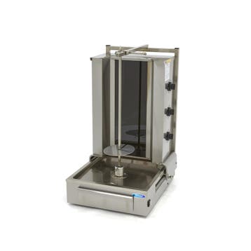 Shoarma Grill - 3 Branders - 40 Kg Vlees - Elektrisch, Verzenden, Nieuw in verpakking, Ovens, Magnetrons en Steamers
