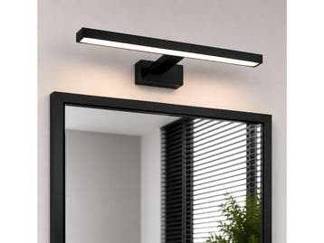 Veiling - 2 x LED Spiegel-/Schilderijlamp 12W – Zwart –, Nieuw