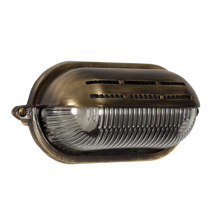 Gulf Scheepslamp brons Buitenverlichting, Tuin en Terras, Buitenverlichting, Verzenden