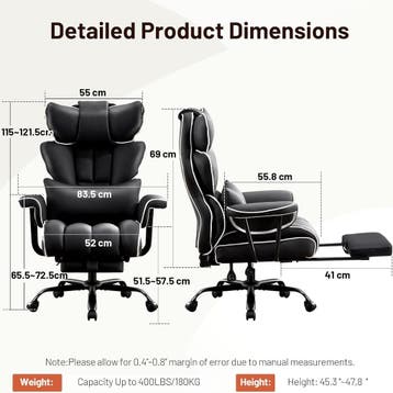Ergonomische Bureaustoel -  Office Chair - Gamestoel - Volwa, Verzenden, Zo goed als nieuw