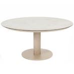 Sarah low dining tuintafel 130xH69 cm printed ceramic latte, Ophalen of Verzenden, Nieuw