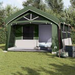 vidaXL Gezinstent met dak Groen en Wit 620 x 322 x 240 cm, Verzenden, Nieuw, Tot en met 2
