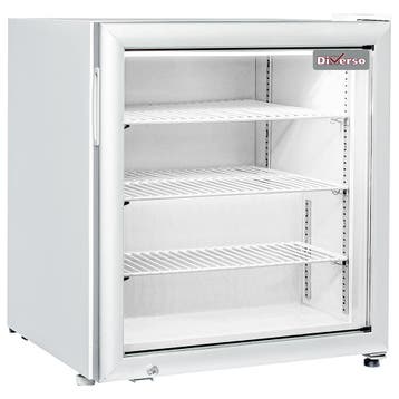 Diverso Mini Vrieskast | 90L | Wit | -12°c/-18°c | Statisch, Witgoed en Apparatuur, Koelkasten en IJskasten, Ophalen of Verzenden