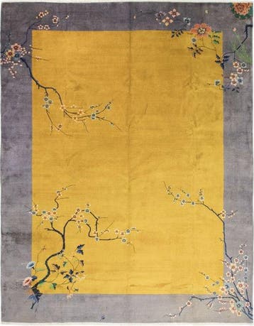 Handgeknoopte antieke Chinese tapijt – Art Deco - Tapijt -, Nieuw