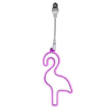 E27 neon flamingo voor prikkabels, Ophalen of Verzenden, Nieuw