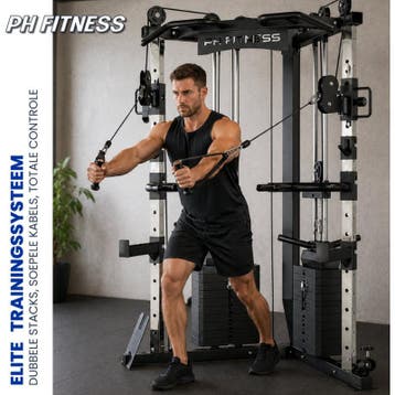 PH Fitness Krachtstation | Corner Power Rack 780 | Homegym, Benen, Nieuw, Metaal, Krachtstation