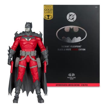 DC Multiverse Action Figure Batman (Flashpoint) (Black &..., Ophalen of Verzenden, Nieuw