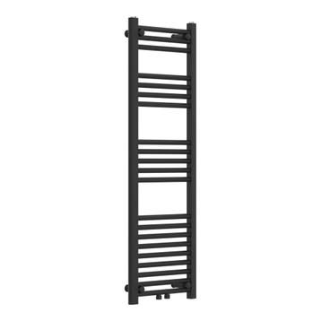 [neu.haus] Handdoekradiator Voss 120x40x3 cm zwart, Verzenden, Nieuw