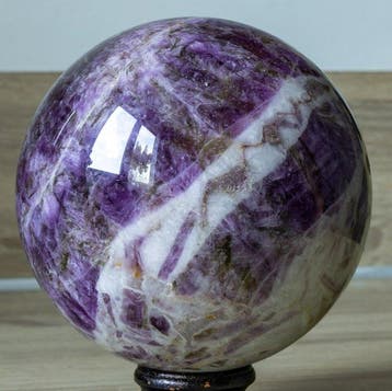 amethist Fine Polished Amethyst Sphere - Hoogte: 12.7 cm -