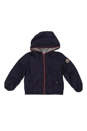 Moncler Jas Jongens in maat 86 Blauw, Verzenden, Zo goed als nieuw, Moncler, Jongen of Meisje
