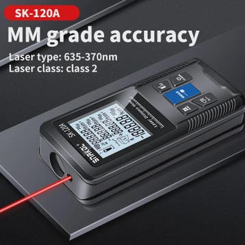 Digitale Laser Afstandsmeter 40m-120m - Precisie Meetlint me, Verzenden, Nieuw