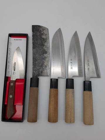Keukenmes - Japanse keukenmesverzameling — 5-delig gemengd
