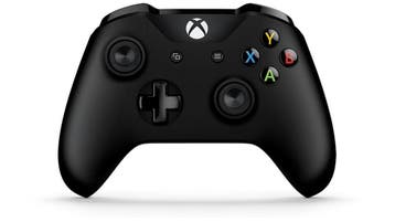 Microsoft Xbox One S Controller - Zwart, Spelcomputers en Games, Verzenden, Zo goed als nieuw