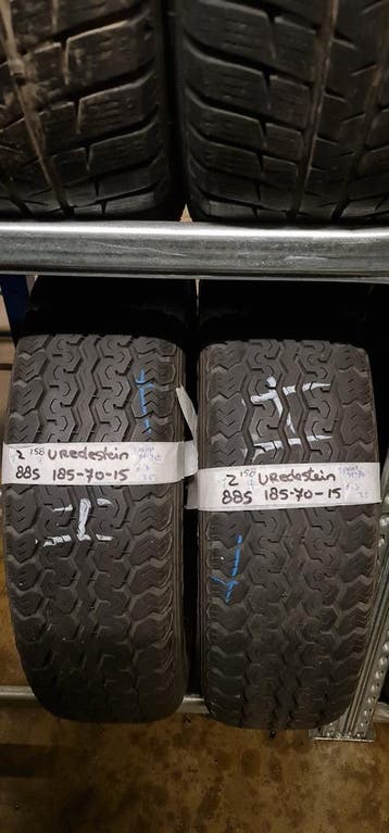 2x 185-70-15 Vredestein Zomer 6.3mm €25 Per Band 185 70 15, Ophalen, Gebruikt, 15 inch, 185 mm