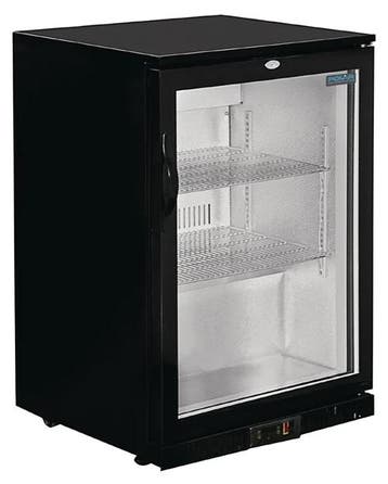 Laag Model Gekoelde Bardisplay | Zwart | 128L | 85(h)x60x..., Verzenden, Nieuw in verpakking