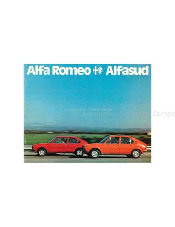 1977 ALFA ROMEO ALFASUD BROCHURE FRANS, Nieuw, Alfa Romeo, Author