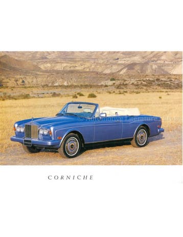 1986 ROLLS ROYCE PROGRAMMA BROCHURE ENGELS, Nieuw, Author