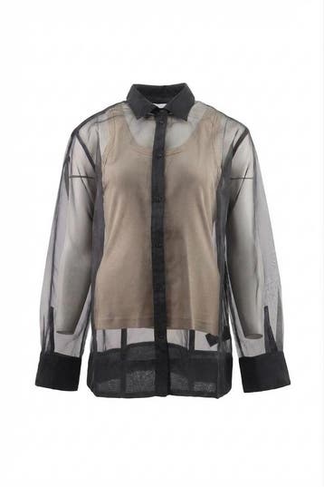 Msch Copenhagen Blouse in maat L Zwart, Msch Copenhagen, Verzenden, Zo goed als nieuw, Zwart