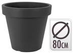 Kunststof Bloempot antraciet Ø80 cm - Hoogte 76 cm, Tuin en Terras, Bloempotten, Ophalen of Verzenden, Nieuw