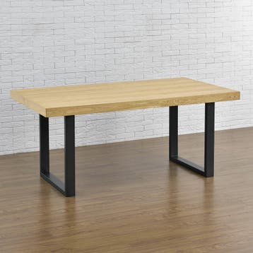 Stalen onderstel set van 2 U tafelpoot 70x72 cm zwart [en.ca, Huis en Inrichting, Tafelonderdelen, Verzenden, Nieuw