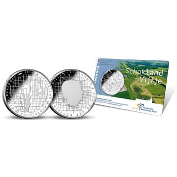 5 Euro 2018 Schokland UNC Coincard, Postzegels en Munten, Munten | Nederland, Verzenden
