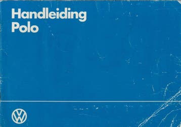 1983 Volkswagen Polo Instructieboekje Nederlands, Verzenden