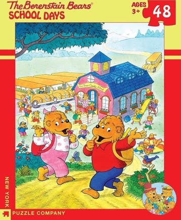 Berenstain Bears: School Days (School Dagen); kinderpuzzel, Verzenden, Nieuw