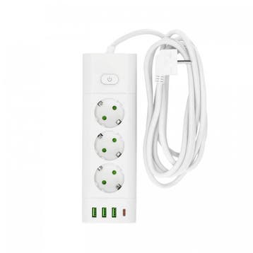 Kobi LINEA PRO XC stekkerdoos met 3 stopcontacten - 3x US..., Ophalen of Verzenden, Nieuw