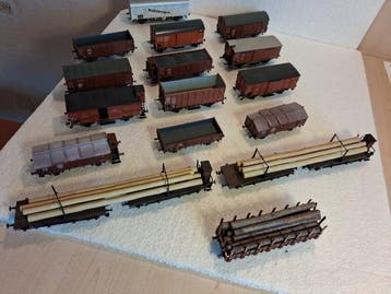 Fleischmann, Roco, Trix H0 - Modeltrein goederenwagon (16) -, Hobby en Vrije tijd, Nieuw